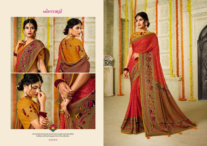 Karma By Mintorsi 26001-26012 Designer Sarees Catalog